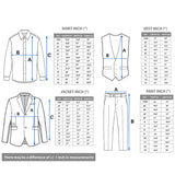 Little & Youth Boys Suit Set - Formal Jacket, Vest, Pants, Shirt, and Matching Bowtie - 5 Piece Ensemble