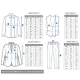 Little & Youth Boys Suit Set - Formal Jacket, Vest, Pants, Shirt, and Matching Bowtie - 5 Piece Ensemble