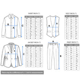 Little & Youth Boys Suit Set - Formal Jacket, Vest, Pants, Shirt, and Matching Bowtie - 5 Piece Ensemble