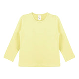 Baby Girls' Basic Long Sleeve Round Neck T-Shirt