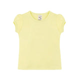 Baby Girls' Basic T-Shirt Short Sleeve Crewneck Tee