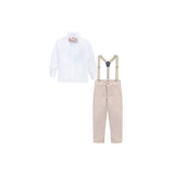 Boys Formal Slim Fit 4 Piece Pant Set