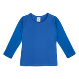Baby Girls' Basic Long Sleeve Round Neck T-Shirt