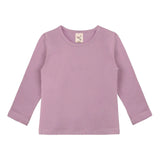 Baby Girls' Basic Long Sleeve Round Neck T-Shirt