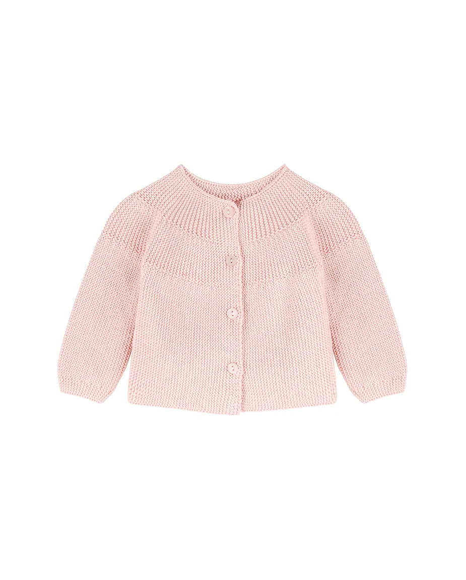 Baby Cotton Blend Chunky Knit Cardigan