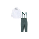 Boys Formal Slim Fit 4 Piece Pant Set