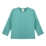 Baby Girls' Basic Long Sleeve Round Neck T-Shirt