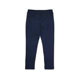 Girls' Basic Solid Full Length Cotton Soft Leggings