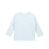 Baby Cotton Long Sleeve Basic Crewneck T-Shirt