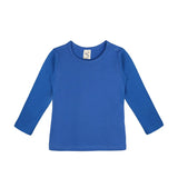Baby Cotton Long Sleeve Basic Crewneck T-Shirt