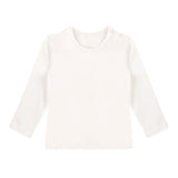 Baby Girls' Basic Long Sleeve Round Neck T-Shirt