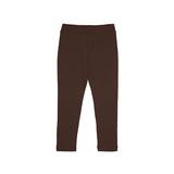 Little Girls Basic Solid Full Length Cotton Soft Legging