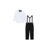 Boys Formal Slim Fit 4 Piece Pant Set