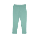 Girls' Basic Solid Full Length Cotton Soft Leggings