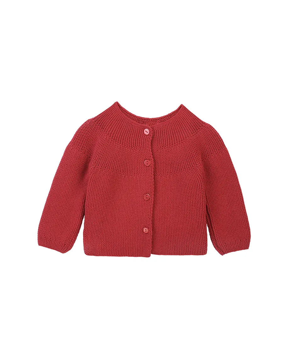 Baby Cotton Blend Chunky Knit Cardigan