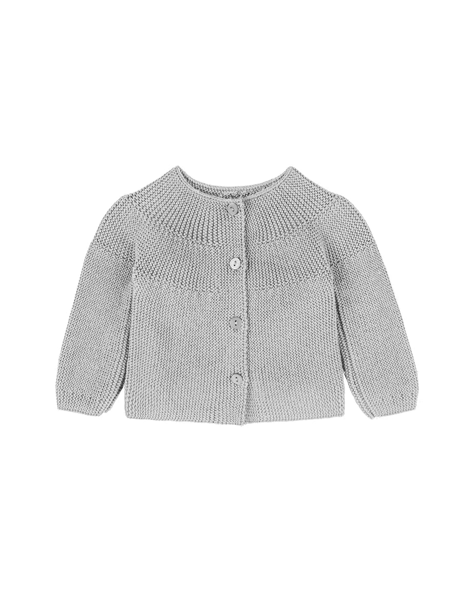 Baby Cotton Blend Chunky Knit Cardigan