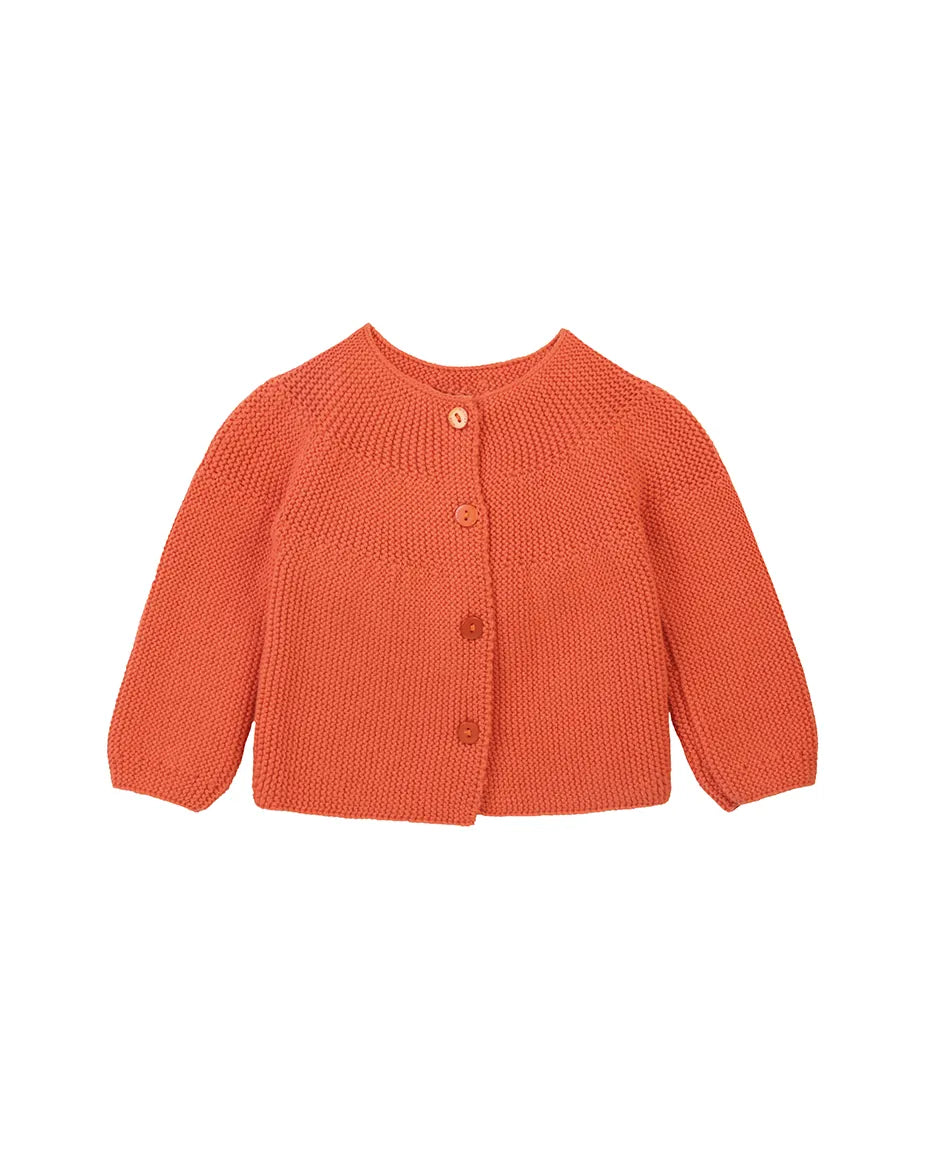 Baby Cotton Blend Chunky Knit Cardigan