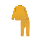 Girls Long Sleeve Mock Turtleneck Shirt and Leggings Set, Girls' Clothing Sets