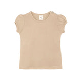 Baby Girls' Basic T-Shirt Short Sleeve Crewneck Tee
