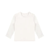 Baby Cotton Long Sleeve Basic Crewneck T-Shirt