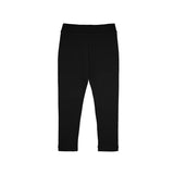 Girls' Basic Solid Full Length Cotton Soft Leggings