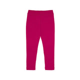 Girls' Basic Solid Full Length Cotton Soft Leggings