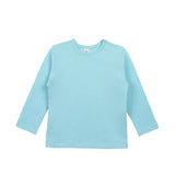 Baby Cotton Long Sleeve Basic Crewneck T-Shirt