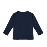Baby Cotton Long Sleeve Basic Crewneck T-Shirt