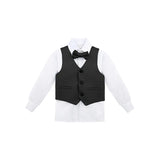 Boys 4-Piece Metal Chain Detailed Suit Set