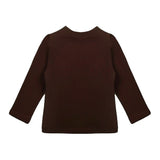 Baby Girls' Basic Long Sleeve Round Neck T-Shirt