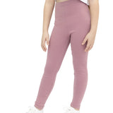 Little Girls Basic Solid Full Length Cotton Soft Legging