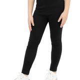 Little Girls Basic Solid Full Length Cotton Soft Legging
