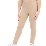 Little Girls Basic Solid Full Length Cotton Soft Legging