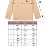 Girls' Basic Mock Turtleneck Long Sleeve Cotton Solid T-Shirt