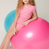 Girls' Basic Solid Soft Dance Short for Gymnastics or Under Skirts