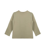 Baby Cotton Long Sleeve Basic Crewneck T-Shirt