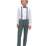 Boys Formal Slim Fit 4 Piece Pant Set