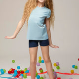 Girls' Basic Solid Soft Dance Short for Gymnastics or Under Skirts