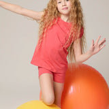 Girls' Basic Solid Soft Dance Short for Gymnastics or Under Skirts