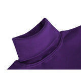 Girls' Basic Long Sleeve Turtleneck Cotton T-Shirt