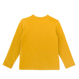 Lilax Girls' Basic Long Sleeve Round Neck Cotton T-Shirt