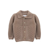 Newborn Baby Cable Knit Cardigan & Pants Set