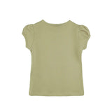 Baby Girls' Basic T-Shirt Short Sleeve Crewneck Tee