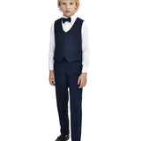 Boys 4-Piece Slim Fit Suit Set