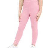 Little Girls Basic Solid Full Length Cotton Soft Legging