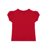 Baby Girls' Basic T-Shirt Short Sleeve Crewneck Tee