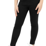 Girls' Basic Solid Full Length Cotton Soft Leggings
