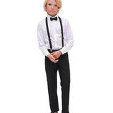 Boys Formal Slim Fit 4 Piece Pant Set