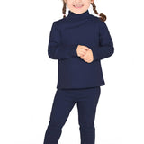 Girls Long Sleeve Mock Turtleneck Shirt and Leggings Set, Girls' Clothing Sets