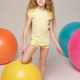 Girls' Basic Solid Soft Dance Short for Gymnastics or Under Skirts
